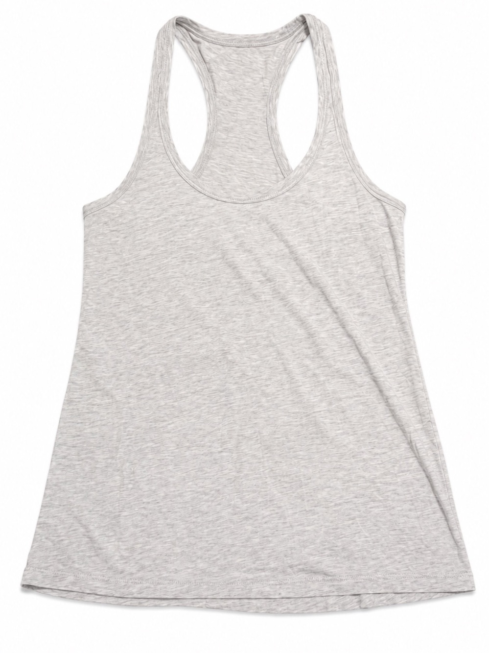 Lululemon Light Gray Racerback Tank Top Size 8 Athletic Yoga
